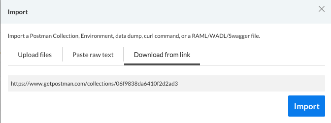 Download from link